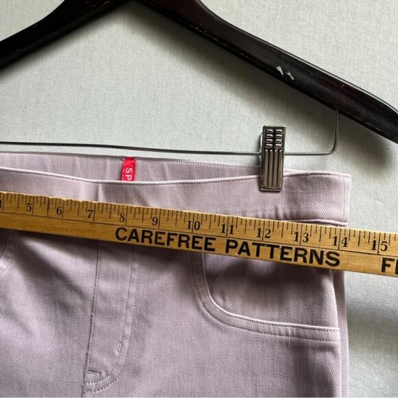 Spanx high waisted pull on lavender jeans Sz M/ 8 - Picture 7 of 9